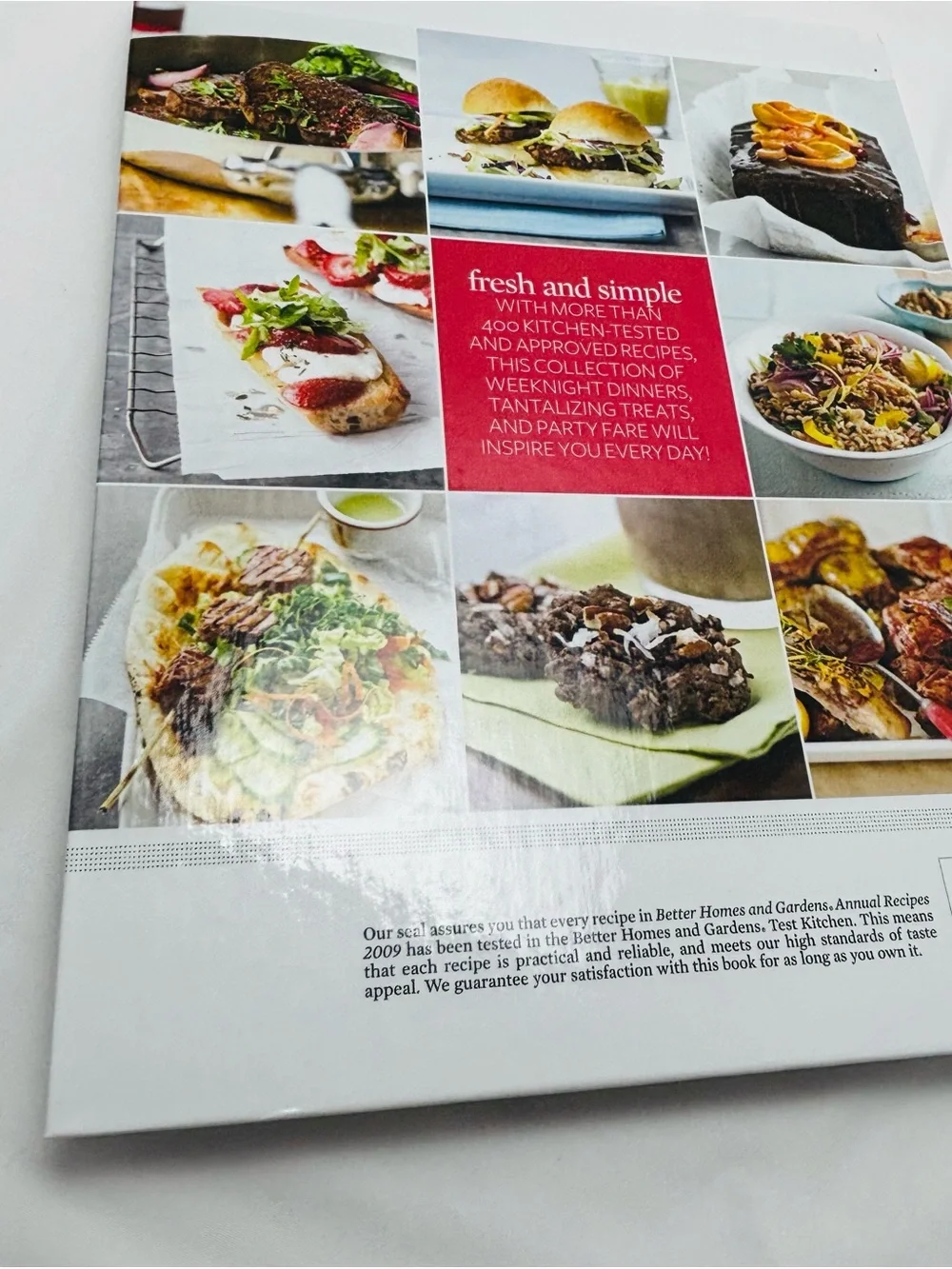 Better Homes And Gardens Annual Recipes Stack - White with Multicolor Titles